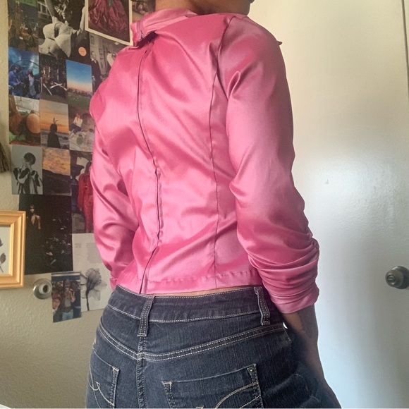 Pink ruched blouse - Picture 3 of 3